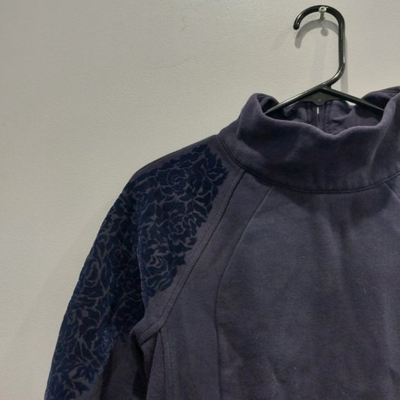 Lululemon Floral Flock Pullover Blue Size 4 - Picture 3 of 10